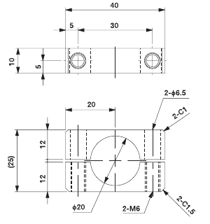 Slide Bracket for 20mm | Eins, a Division of Star Automation Inc Wisconsin