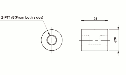 Bushing Nut PT for 20mm | Eins, a Division of Star Automation Inc Wisconsin